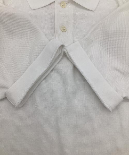 PLAY COMME des GARCONS（プレイコムデギャルソン）PLAY COMME des GARCONS (プレイ コムデギャルソン) ポロシャツ ホワイト サイズ:Mの古着・服飾アイテム