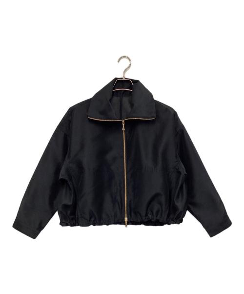 Noble（ノーブル）Noble (ノーブル) ミルキーシアースタンドカラーパーカーブルゾン ブラック サイズ:36の古着・服飾アイテム