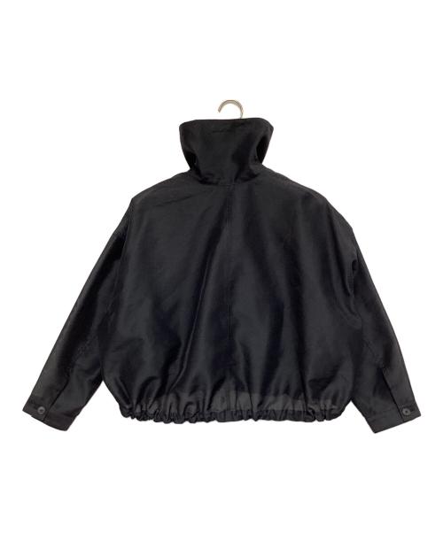 Noble（ノーブル）Noble (ノーブル) ミルキーシアースタンドカラーパーカーブルゾン ブラック サイズ:36の古着・服飾アイテム