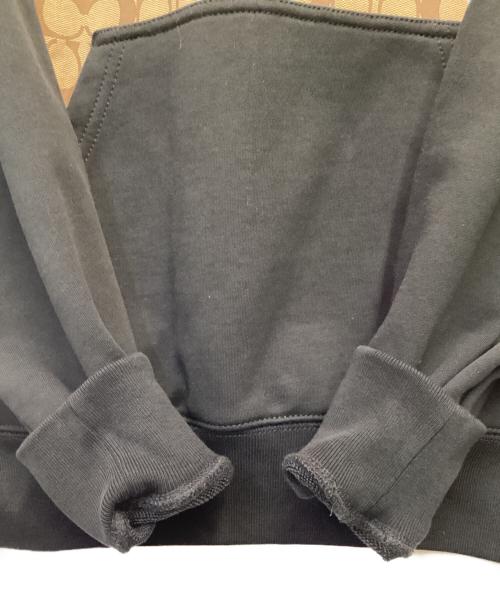 COACH（コーチ）COACH (コーチ) シグネチャー フーディー ベージュ×ブラック サイズ:Mの古着・服飾アイテム