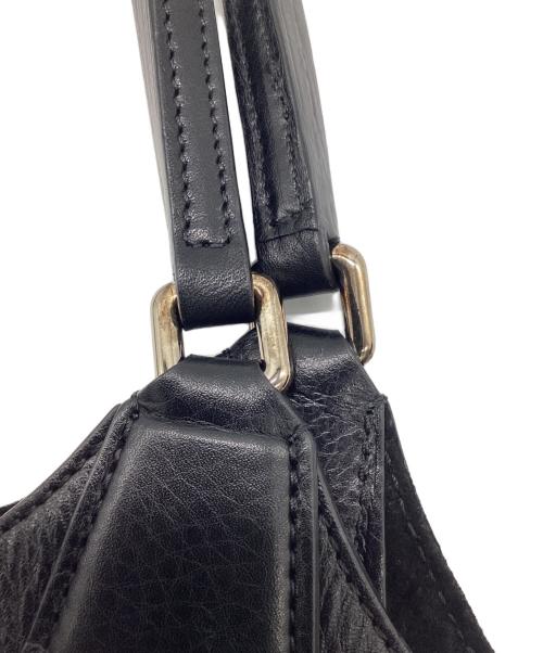 HIROFU（ヒロフ）HIROFU (ヒロフ) レザートートバッグ ブラックの古着・服飾アイテム