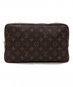 LOUIS VUITTONルイ ヴィトン）の古着「トゥルーストワレット 28 コスメポーチ」｜ブラウン