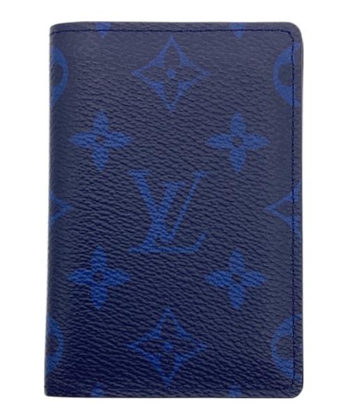 LOUIS VUITTON（ルイ ヴィトン）LOUIS VUITTON (ルイ ヴィトン) タイガラマ カードケース オーガナイザー･ドゥ ポッシュ ブルーの古着・服飾アイテム