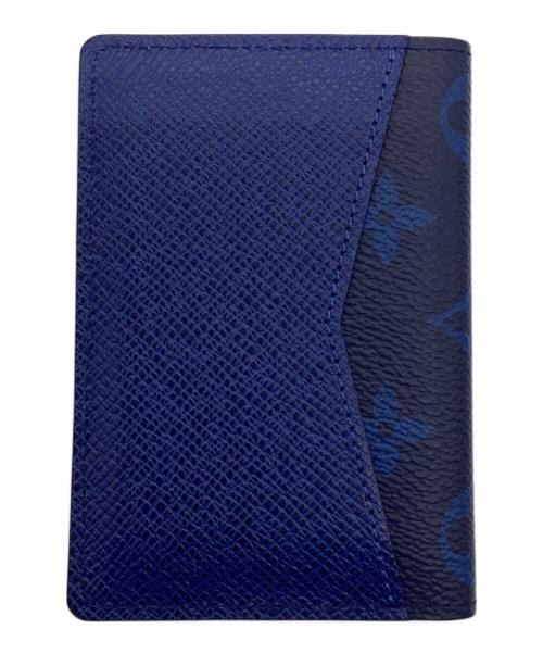 LOUIS VUITTON（ルイ ヴィトン）LOUIS VUITTON (ルイ ヴィトン) タイガラマ カードケース オーガナイザー･ドゥ ポッシュ ブルーの古着・服飾アイテム