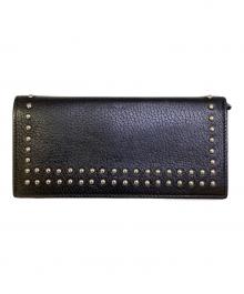 J&M DAVIDSON（ジェイ＆エム デヴィッドソン）の古着「スタッズロングウォレット」｜ブラック