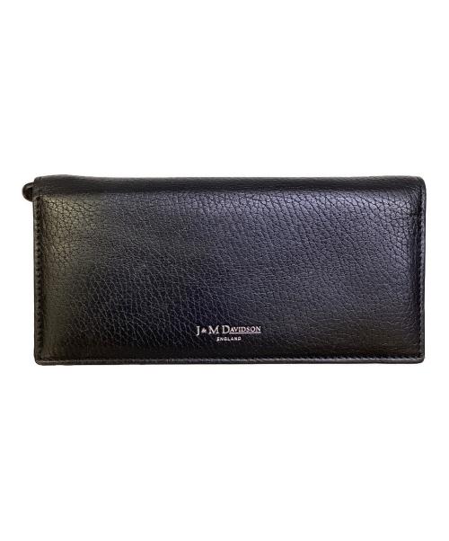 J&M DAVIDSON（ジェイ＆エム デヴィッドソン）J&M DAVIDSON (ジェイ＆エム デヴィッドソン) スタッズロングウォレット ブラックの古着・服飾アイテム