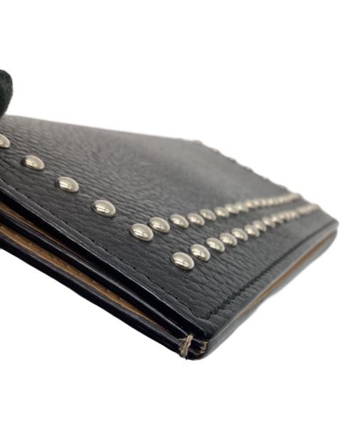 J&M DAVIDSON（ジェイ＆エム デヴィッドソン）J&M DAVIDSON (ジェイ＆エム デヴィッドソン) スタッズロングウォレット ブラックの古着・服飾アイテム