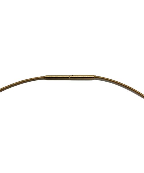 HERMES（エルメス）HERMES (エルメス) カージュドアッシュ Hキューブ ネックレスネックレス ゴールドの古着・服飾アイテム