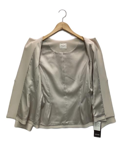 Demi-Luxe Beams（デミルクス ビームス）Demi-Luxe Beams (デミルクス ビームス) トリアセ ペプラムジャケット＋タイトスカート ピンク サイズ:40の古着・服飾アイテム