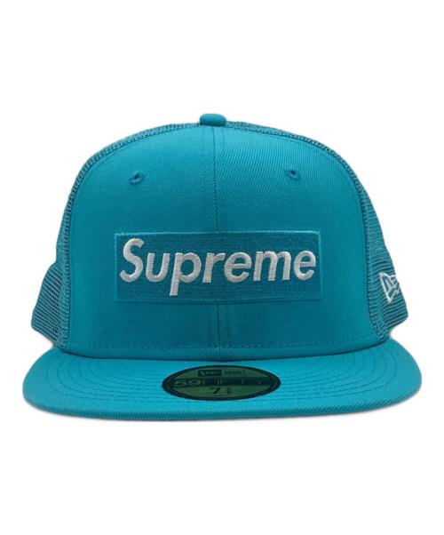 SUPREME（シュプリーム）SUPREME (シュプリーム) New Era (ニューエラ) ボックスロゴ メッシュバック キャップ スカイブルー サイズ:7 5/8（60.6㎝）の古着・服飾アイテム