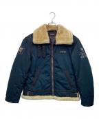 AVIREXアヴィレックス）の古着「パディング B-3 ジャケット」｜ネイビー