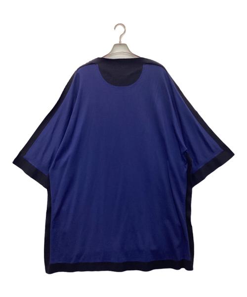 GROUND Y（グラウンドワイ）GROUND Y (グラウンドワイ) 接結ボーダーニットカットソー ブラック サイズ:3の古着・服飾アイテム