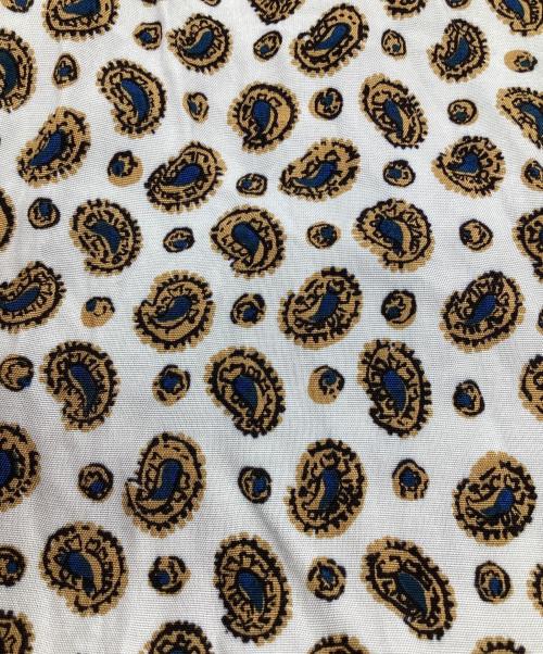 45R（フォーティファイブ・アール）45R (フォーティファイブ・アール) ノースリーブワンピース ブラウン×ホワイトの古着・服飾アイテム