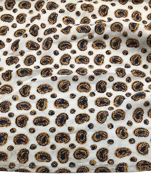 45R（フォーティファイブ・アール）45R (フォーティファイブ・アール) ノースリーブワンピース ブラウン×ホワイトの古着・服飾アイテム