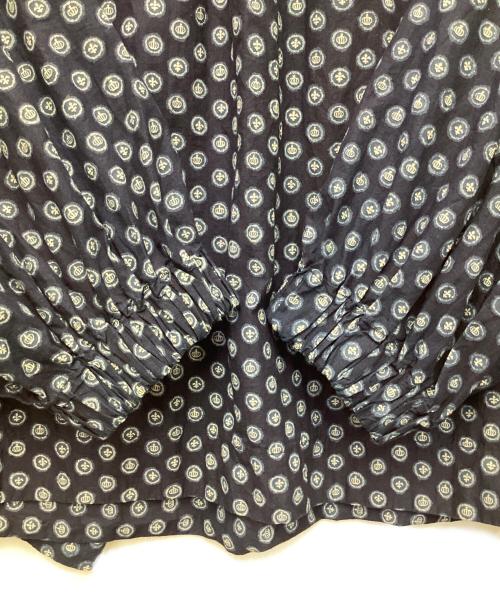 45R（フォーティファイブ・アール）45R (フォーティファイブ・アール) シガードットプリントのプカパフブラウス ブルー サイズ:表記無の古着・服飾アイテム