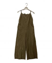 45R（フォーティファイブ・アール）の古着「ポプリンカットワークサロペット」｜オリーブ