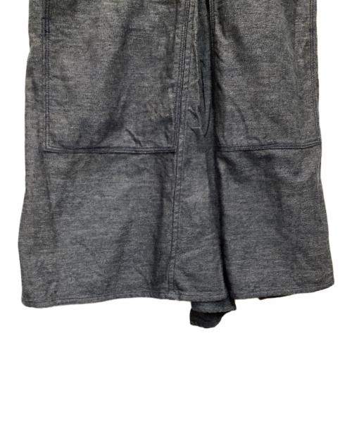 45R（フォーティファイブ・アール）45R (フォーティファイブ・アール) 撚杢カルゼのジャンパースカート ネイビー サイズ:表記無の古着・服飾アイテム