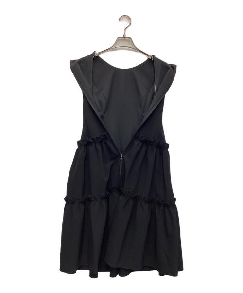 daisy lin for foxey（デイジーリン フォー フォクシー）daisy lin for foxey (デイジーリン フォー フォクシー) フローラルレディ ノースリーブワンピース ブラック サイズ:38の古着・服飾アイテム