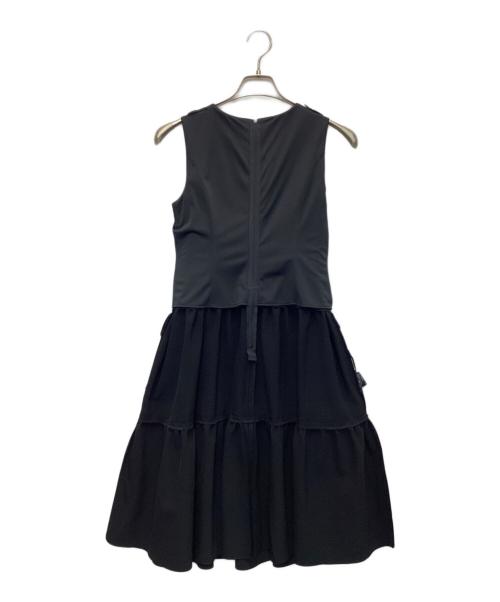 daisy lin for foxey（デイジーリン フォー フォクシー）daisy lin for foxey (デイジーリン フォー フォクシー) フローラルレディ ノースリーブワンピース ブラック サイズ:38の古着・服飾アイテム