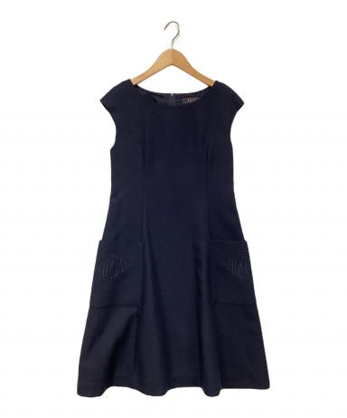 専用　FOXEY ノースリーブダブルブレストワンピース 38 ネイビー 1035011707388042_01_9661w.jpeg