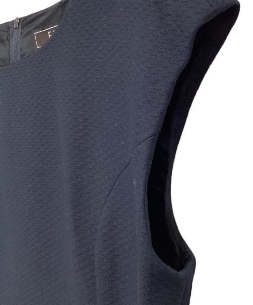 FOXEY（フォクシー）FOXEY (フォクシー) ノースリーブワンピース ネイビー サイズ:38の古着・服飾アイテム