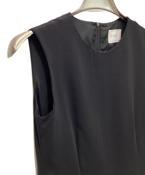 FOXEY（フォクシー）FOXEY (フォクシー) ノースリーブワンピース ネイビー サイズ:38の古着・服飾アイテム