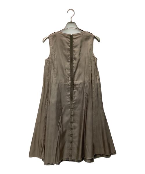 FOXEY（フォクシー）FOXEY (フォクシー) Dress Palette Ribbon（ドレス パレット リボン）ワンピース ブラウン サイズ:38の古着・服飾アイテム