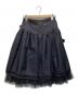 中古・古着 FOXEY (フォクシー) チュール フレア レイヤード スカート ブラック サイズ:38：7000円