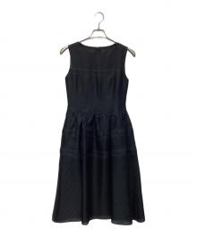 daisy lin for foxey（デイジーリン フォー フォクシー）の古着「ノースリーブワンピース」｜ブラック