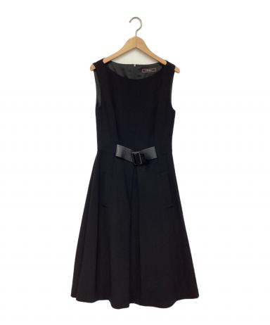 FOXEY ミンク襟付きノースリーブ ワンピース 38 1035011707463042_01_4799w.jpeg