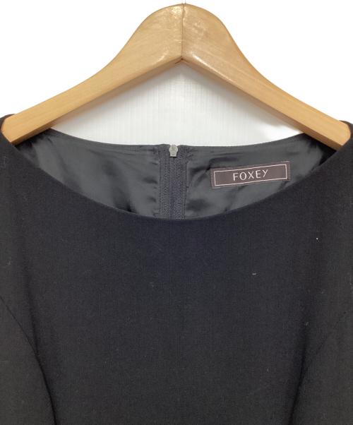 FOXEY（フォクシー）FOXEY (フォクシー) ノースリーブワンピース ブラック サイズ:38の古着・服飾アイテム