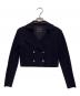 FOXEY（フォクシー）の古着「パールボタンニットジャケット」｜ネイビー