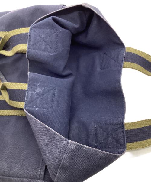 HERMES（エルメス）HERMES (エルメス) フールトゥ カバス トートバッグ ネイビー×グリーンの古着・服飾アイテム