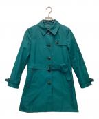 Aquascutumアクアスキュータム）の古着「ライナー付 シングルトレンチコート」｜グリーン