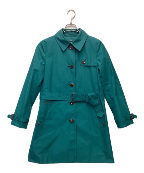 Aquascutum（アクアスキュータム）Aquascutum (アクアスキュータム) ライナー付 シングルトレンチコート グリーン サイズ:9Fの古着・服飾アイテム