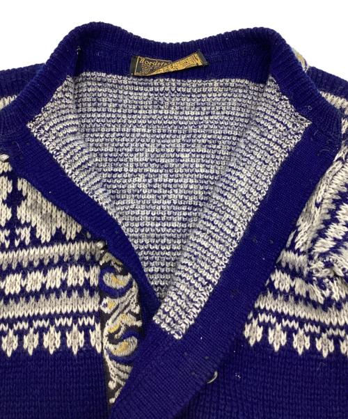 nordstrikk（ノードストリック）nordstrikk (ノードストリック) ノルディック カーディガン ネイビー サイズ:36の古着・服飾アイテム