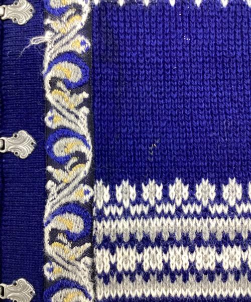 nordstrikk（ノードストリック）nordstrikk (ノードストリック) ノルディック カーディガン ネイビー サイズ:36の古着・服飾アイテム