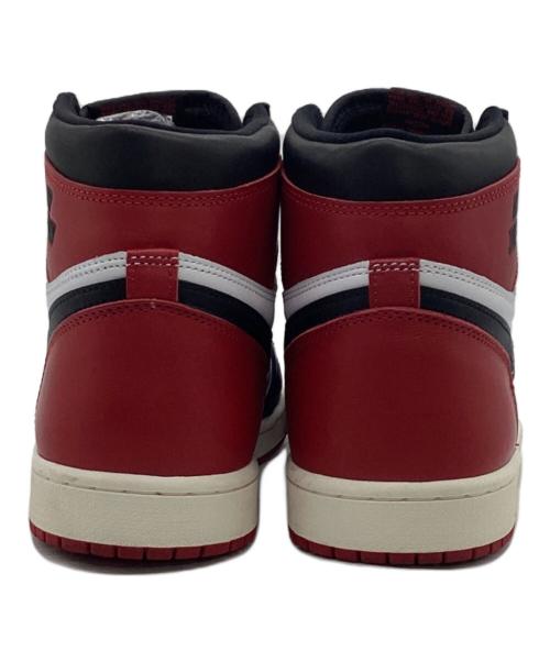 NIKE（ナイキ）NIKE (ナイキ) AIR JORDAN 1 RETRO HIGH OG（エア ジョーダン 1 レトロ ハイ オージー） ブラック×レッド サイズ:29cmの古着・服飾アイテム