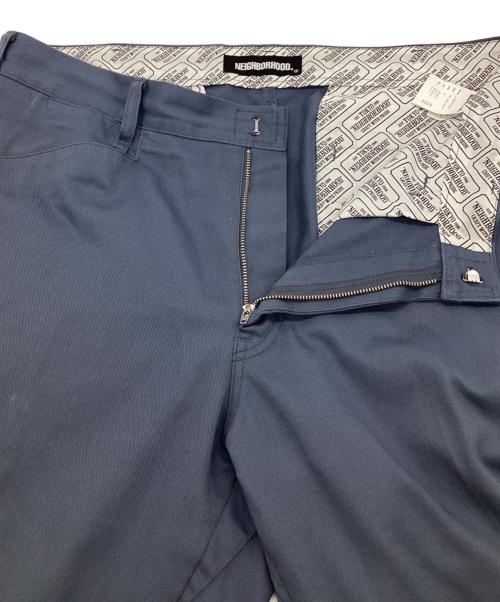 NEIGHBORHOOD（ネイバーフッド）NEIGHBORHOOD (ネイバーフッド) WP WIDE/EC-PT ワイド チノ ワークパンツ ブルー サイズ:XLの古着・服飾アイテム