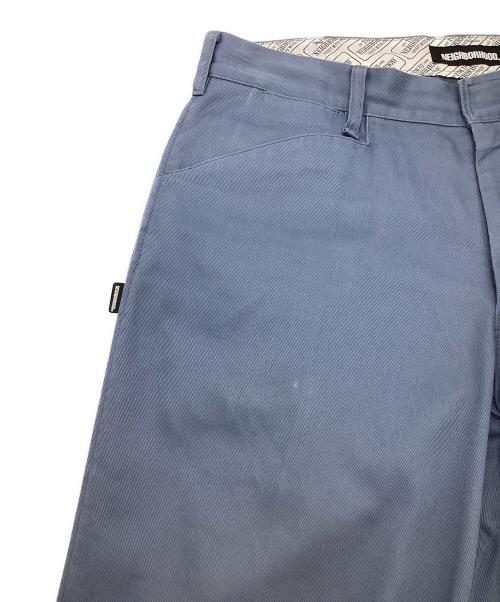 NEIGHBORHOOD（ネイバーフッド）NEIGHBORHOOD (ネイバーフッド) WP WIDE/EC-PT ワイド チノ ワークパンツ ブルー サイズ:XLの古着・服飾アイテム