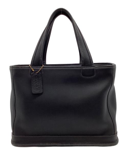 COACH（コーチ）COACH (コーチ) カウハイド ハンドバッグ ブラックの古着・服飾アイテム