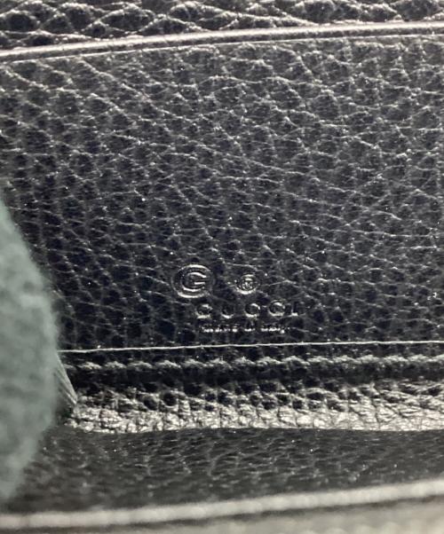 GUCCI（グッチ）GUCCI (グッチ) ラウンドファスナー長財布 ブラックの古着・服飾アイテム