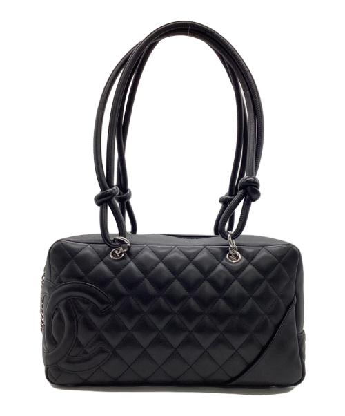 CHANEL（シャネル）CHANEL (シャネル) カンボンライン ボーリングバッグ ブラックの古着・服飾アイテム