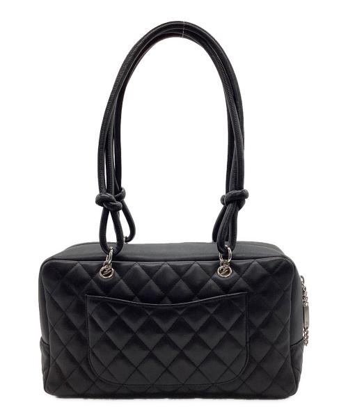 CHANEL（シャネル）CHANEL (シャネル) カンボンライン ボーリングバッグ ブラックの古着・服飾アイテム