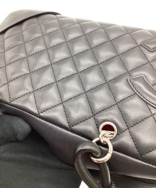 CHANEL（シャネル）CHANEL (シャネル) カンボンライン ボーリングバッグ ブラックの古着・服飾アイテム