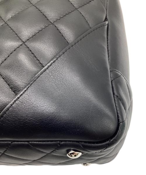 CHANEL（シャネル）CHANEL (シャネル) カンボンライン ボーリングバッグ ブラックの古着・服飾アイテム