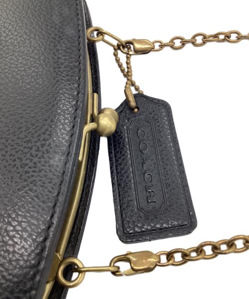 COACH（コーチ）COACH (コーチ) Madion Kisslock（マディソン キスロック）チェーンショルダーバッグ ブラックの古着・服飾アイテム