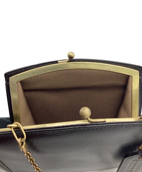 COACH（コーチ）COACH (コーチ) Madion Kisslock（マディソン キスロック）チェーンショルダーバッグ ブラックの古着・服飾アイテム