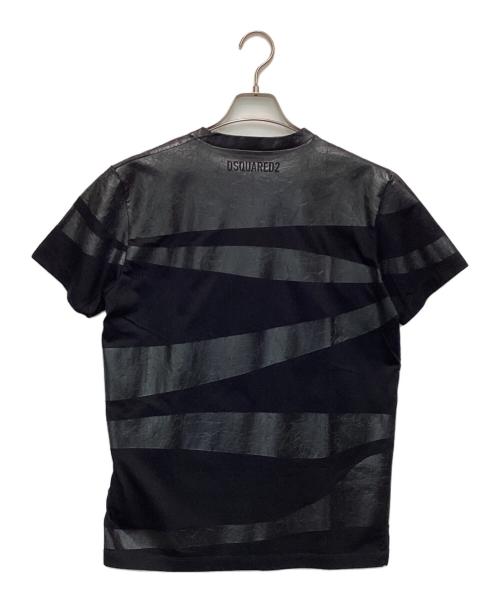 DSQUARED2（ディースクエアード）DSQUARED2 (ディースクエアード) 半袖カットソー ブラック サイズ:XSの古着・服飾アイテム