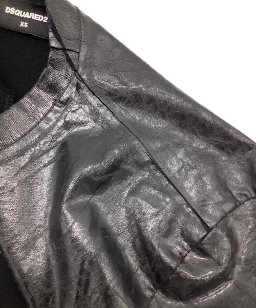 DSQUARED2（ディースクエアード）DSQUARED2 (ディースクエアード) 半袖カットソー ブラック サイズ:XSの古着・服飾アイテム